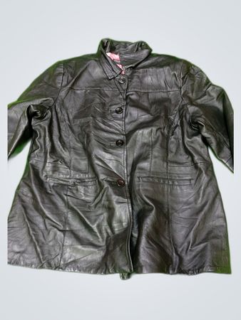 Black Leather Coat