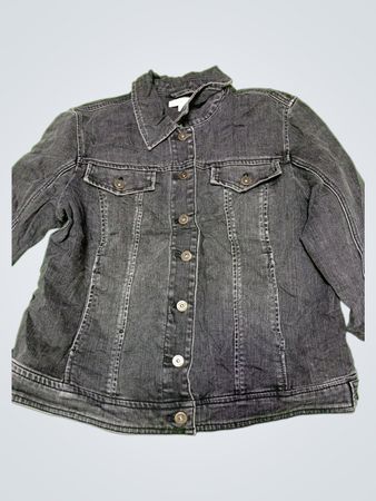 Coldwater Creek Gray Denim Jacket