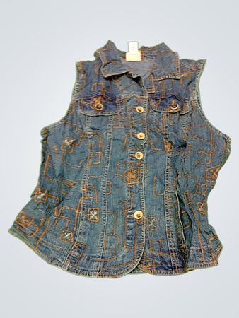 Ruby Rd. Denim Vest