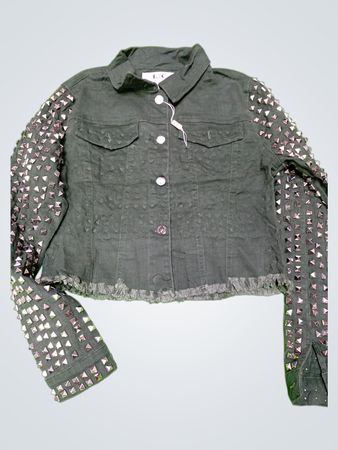 Liz Collette Studded Denim Jacket