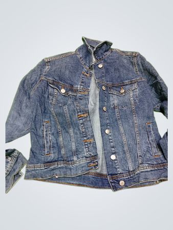 Old Navy Denim Jacket with MOM Back