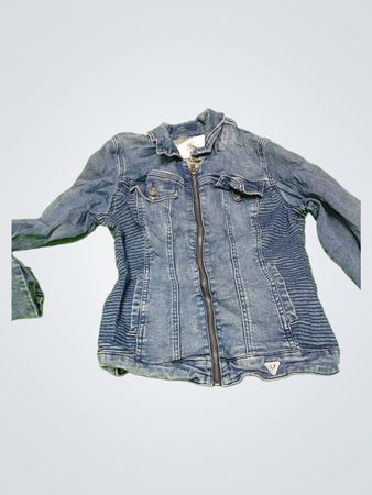 Guess Denim Zip-Up Jacket