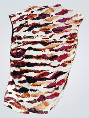 DKNY Multicolored Animal Print Sleeveless Top