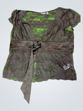 Green Lace Top