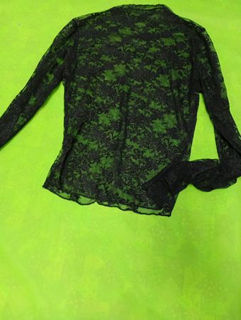 Black Lace Blouse