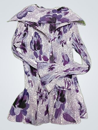 Purple Floral Dress