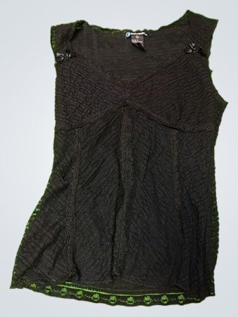 Black Sleeveless Top