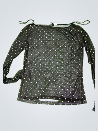 Black Polka Dot Blouse