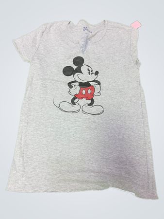 Disney Mickey Mouse Gray Graphic T-Shirt