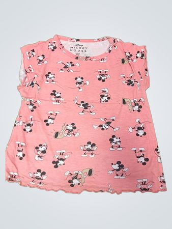 Disney Mickey Mouse Pink Graphic T-Shirt