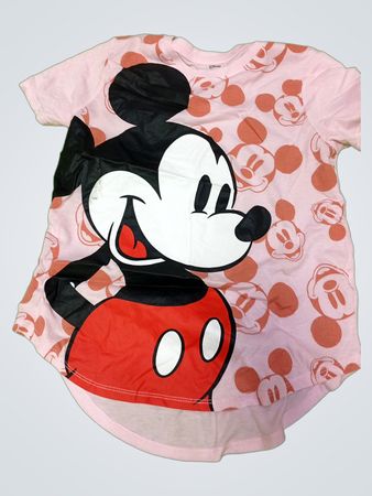 Mickey Mouse Girl's Pink T-Shirt
