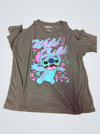 Disney Stitch Wild Child Cold Shoulder T-Shirt