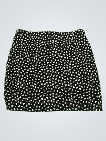 Black and White Polka Dot Skirt