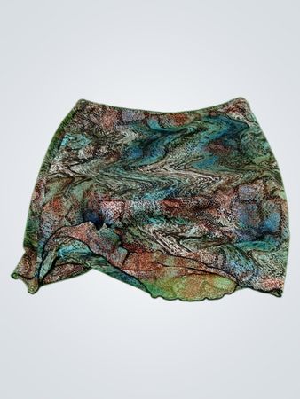 Multicolored Short Skirt