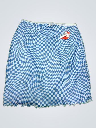Wildfox Checkered Mini Skirt