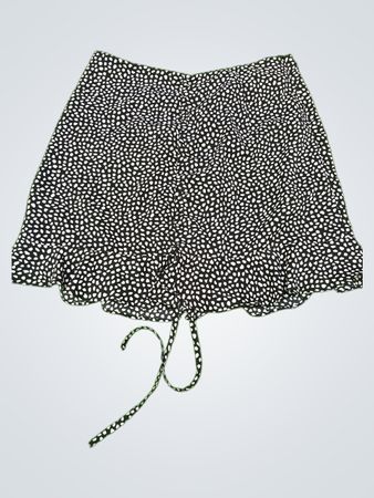 Black and White Polka Dot Skirt