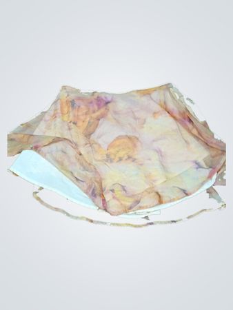 Sheer Floral Scarf