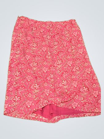 Pink Floral Skirt