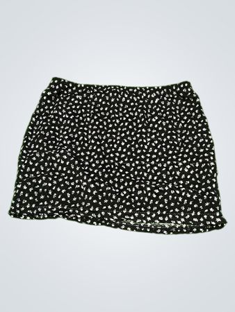 Black and White Polka Dot Skirt