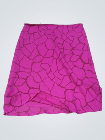 Pink Patterned Skirt