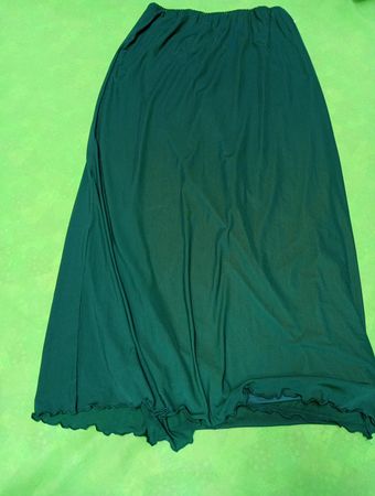 American Eagle Green Ruffled Skirt