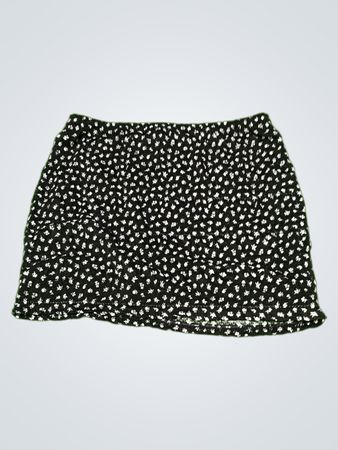 Black and White Polka Dot Skirt