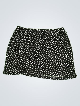 Black and White Polka Dot Skirt