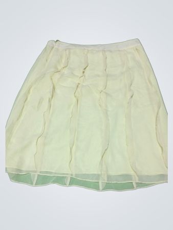 Banana Republic Pleated Silk Skirt