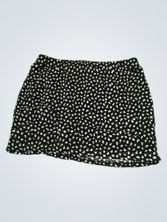 Black and White Polka Dot Skirt
