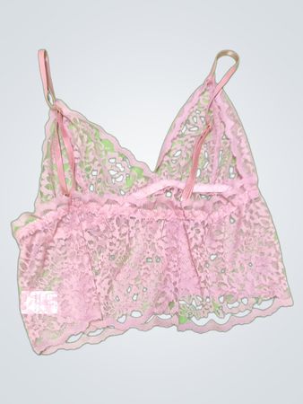 Pink Lace Bra