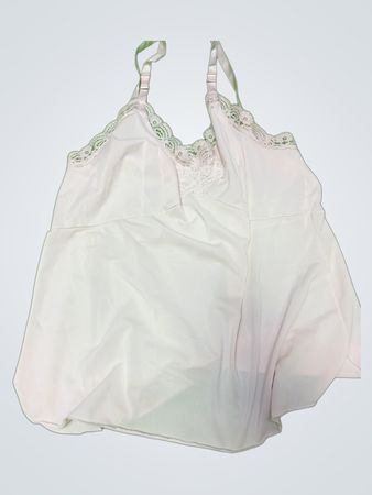 White Lace Trim Camisole