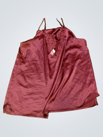 Burgundy Silk Camisole