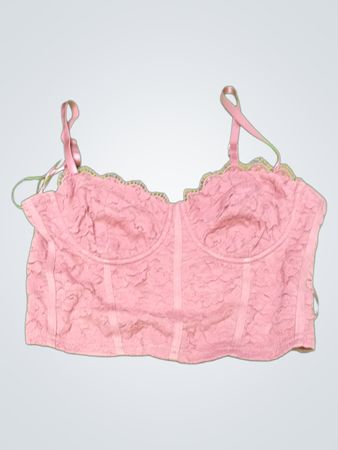Pink Lace Bra Top
