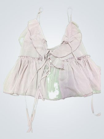 Light Pink Ruffled Top