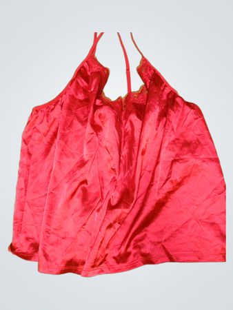 Pink Satin Chemise
