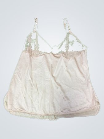 Unbranded Lace Trim Satin Camisole