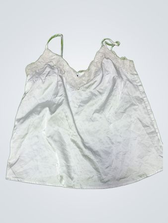 White Lace Trim Camisole