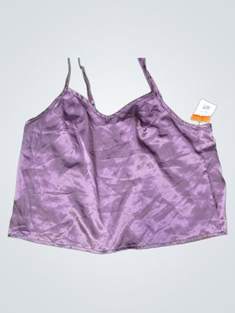 Purple Satin Camisole