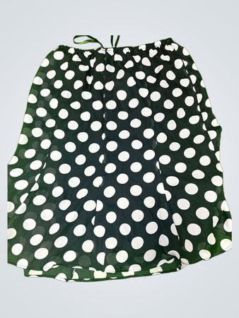 Black and White Polka Dot Blouse