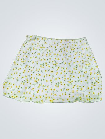 Floral Print Mini Skirt