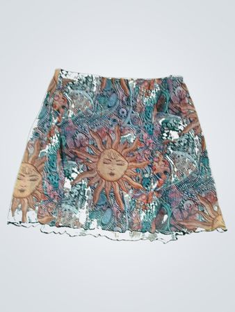 Sun Pattern Skirt