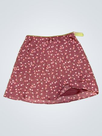 Floral Print Mini Skirt