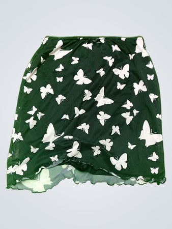 Green Butterfly Skirt