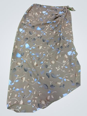 Patricia Jones Floral Wrap Skirt
