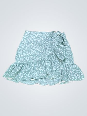 Floral Ruffle Skirt