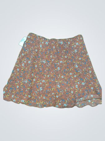 H&M Floral Print Mini Skirt