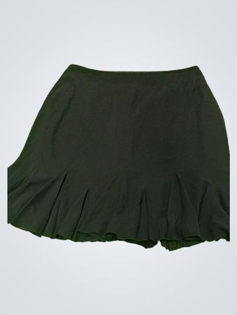 JS Collections Black Pleated Skirt