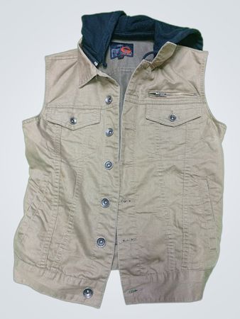 G-Star Raw Khaki Hooded Vest