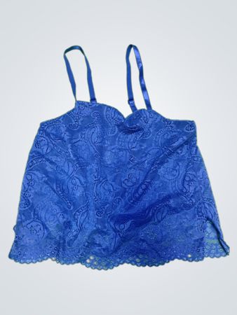 Blue Lace Camisole