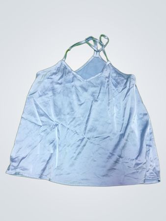 Light Blue Halter Neck Top